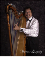 Mariano Gonzalez on acoustic harp